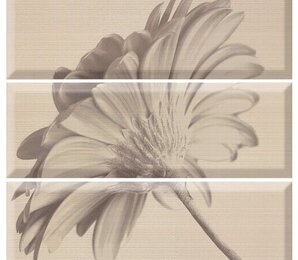 Фото Декор Set (3) Groove Calma Marron 20*60 (отпуск.компл. 3 шт) Ape Ceramica