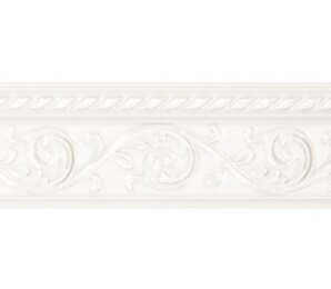 Фото Бордюр Moldura Yara Blanco 4*15 Carmen Ceramica