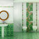 Lotus Mosaico Blanco-Verde 30x30 фото3