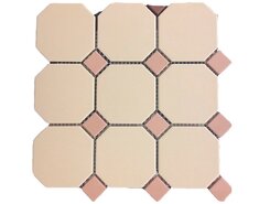 4403 OCT04-1Ch Yellow OCTAGON 03/Caramel Dots 04 30x30 см