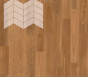 Фото Дуб Натур Чегет белый лак 15x31.3-40 60° lab-arte