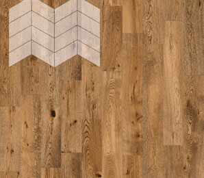 Фото Дуб Рустик Эбен лак 15x31.3-40 60° lab-arte