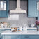 Fan Shape Light Grey Glossy (BF1912) 293х274х6 фото3