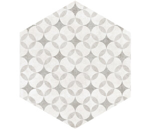 Фото Dec. At. Hex Alpha Mix Perla 25.8x29 Pamesa Ceramica
