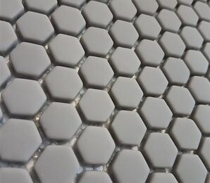Фото Мозаика MOSAICO MAIO DARK GREY 29,5*29 Ibero