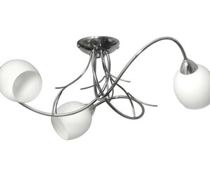 Фото Люстра Laura silver 555e, 3хЕ14/40W (h=16, w=52) Свет-Aldex