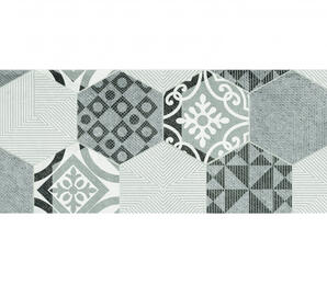 Фото Декор Portis Hexagons 25x75 Konskie ceramika