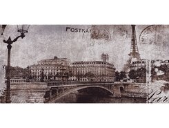 Декор Postcard grey 1 20х50