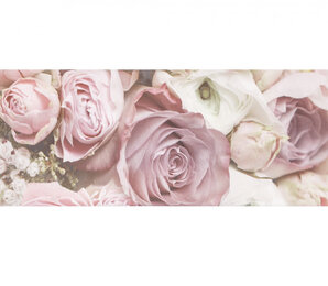 Фото Glamour Flower A Rett 25x75 (1,50) Konskie ceramika