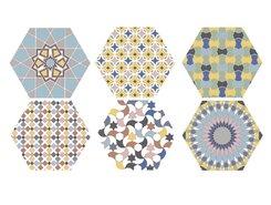Hex. Kasbah Mix Colors 25х22
