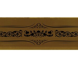 Фото Decor Versalles Gold Negro 10x30 Absolut Keramika