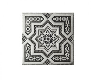 Фото Plox Satined Black Silver 1406 Beni-Maclet 6x6 Absolut Keramika