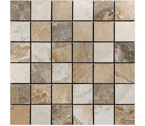 Фото Mosaico Dolomite Multicolor (5x5) 30x30 Ceracasa