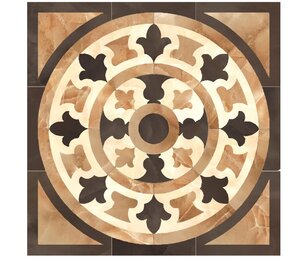 Фото Roseton Damore Dark 116,8x116,8 Ceracasa