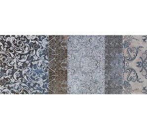 Фото Batik Turchese Dec.B 24x59 Impronta Ceramiche