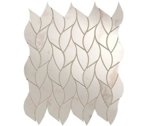 Фото ROMA GOLD CALACATTA DELICATO LEAVES MOSAICO 25x30 Fap Ceramiche