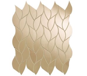 Фото ROMA GOLD ONICE MIELE LEAVES MOSAICO 25x30 Fap Ceramiche
