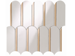 Плитка ROMA GOLD ONICE NEVE ONICE MIELE ARCHS MOSAICO 28x31