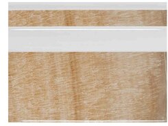 Cadoro Wall SKIRTING GOLD GLOSSY 23x30