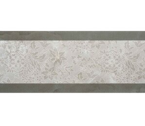 Фото Incanto 572 Wall FLORAL DECOR GREY GLOSSY 30x90 serra
