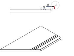 Плитка MATERIA X2 MAGNESIO BOR.30X60 GRIP SX
