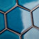Hexagon big Deep Blue Glossy (JJFQ80048) 256х295х6 фото3