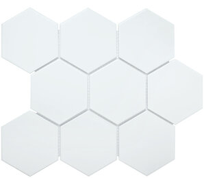 Фото Hexagon big White Matt (FQ31000/SBH1005) 256х295х6 starmosaic