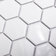 Hexagon small White Glossy (MT32000/IDL1001) 265х278х6 фото3