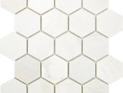 Hexagon VMw Tumbled 64X74 (305X305X8), натур. мрамор