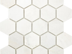 Hexagon VMw Tumbled 64X74 (305X305X8), натур. мрамор