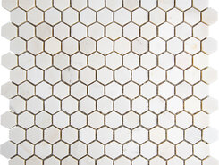 Hexagon VMwP 23X23 (305X265X8), натур. мрамор