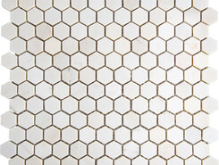 Hexagon VMwP 23X23 (305X265X8), натур. мрамор