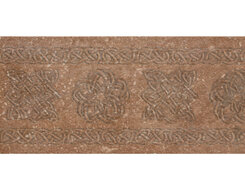 Декор подступенник STONE BROWN 15X33