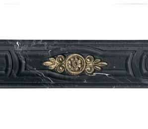 Фото Cenefa Pegaso Negro 6x25 Stn Ceramica